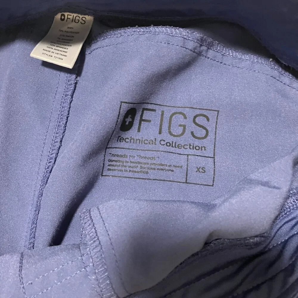 FIGS Scrubs Women’s Pants Big Sky Kade Cargo - Picture 3 of 3